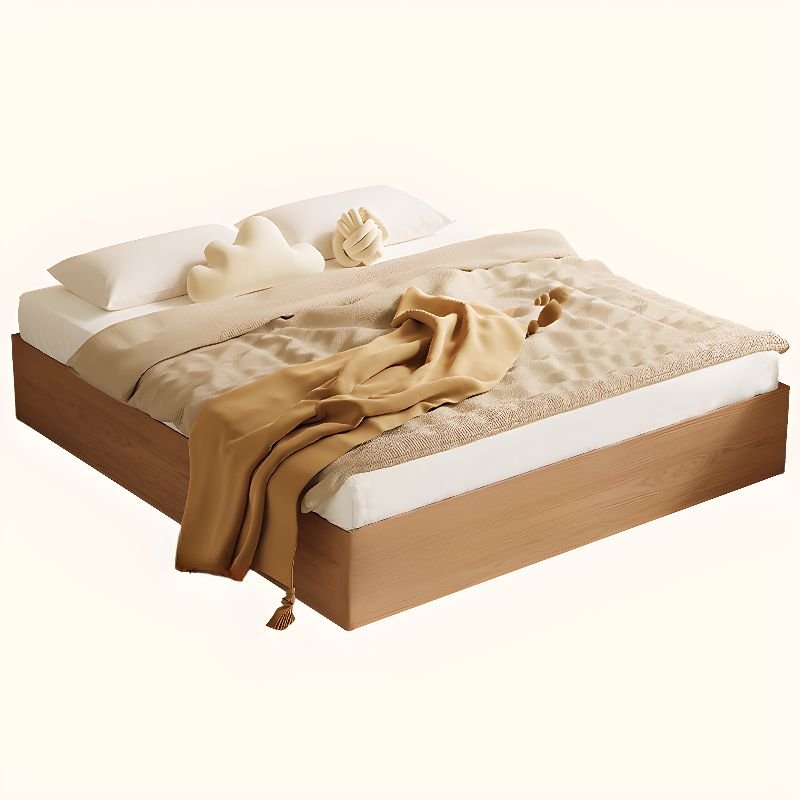 Unfinished Color Lumber Solid Color Pallet Bed Frame with Lift Up Storage, Short, 47"W x 79"L