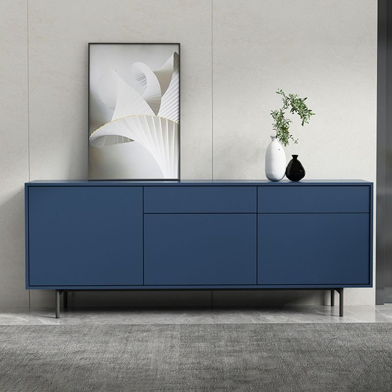 3 Doors & 2 Drawers Azure Lumber Standard Sideboard with Flexible Shelf, Pantry Hutch, 71"L x 14"W x 28"H, Wood