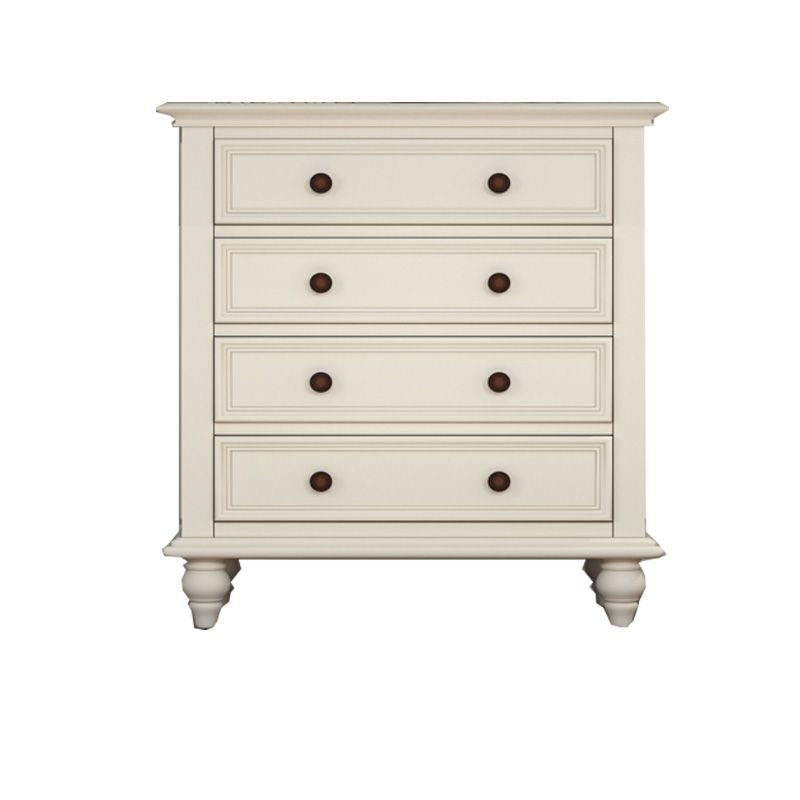 4 Drawers Trendy Bleached Wood Ash Wood Vertical Bachelor Chest, 33"L x 18"W x 39"H