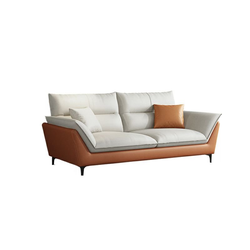 2 Person Pine Horizontal Straight Sofa Couch , 71"L x 33.5"W x 35"H, Tech Cloth