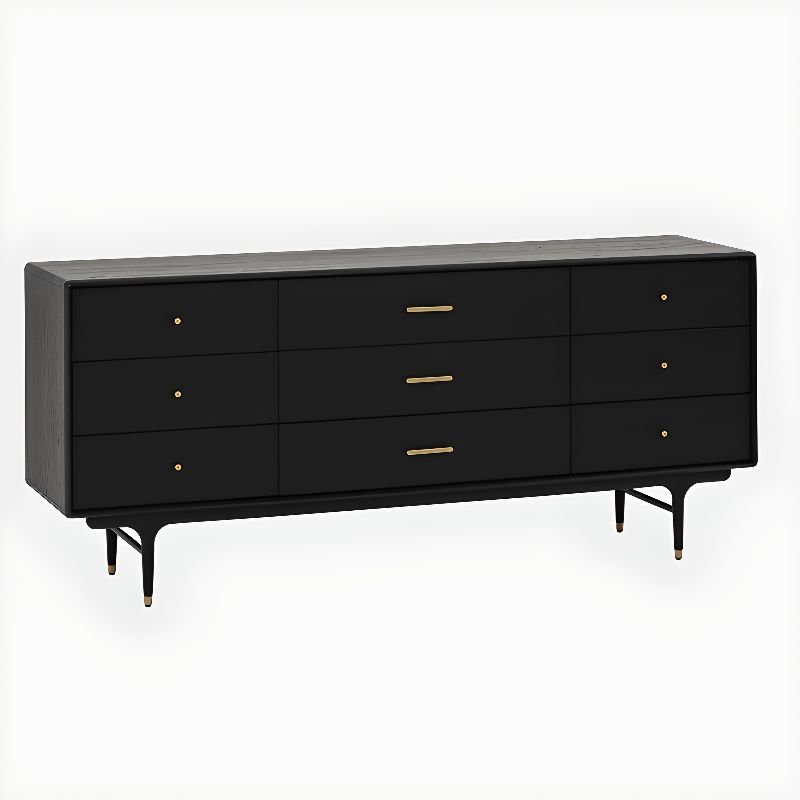 Casual Ink Double Dresser for Sleeping Quarters, 71"L x 16"W x 31"H
