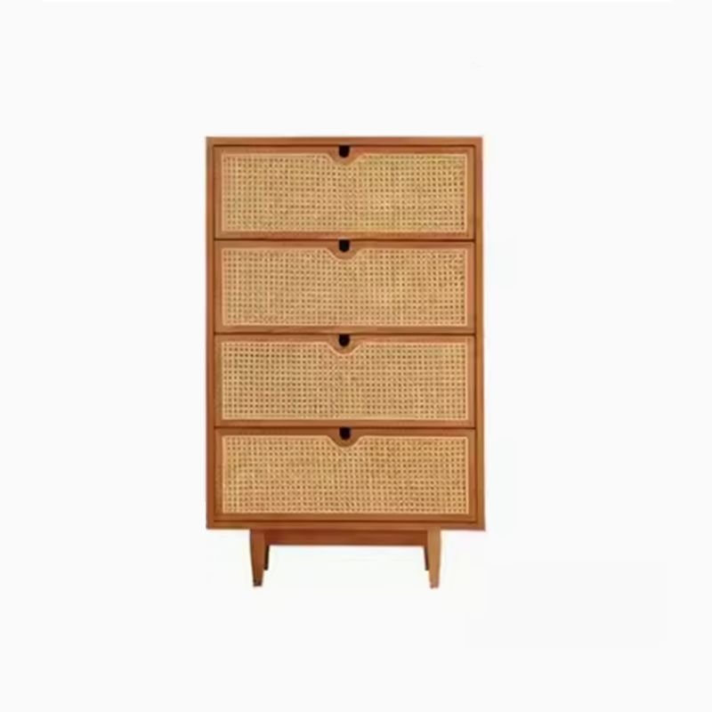 Tropical Sepia Vertical Lumber Lingerie Chest with 4 Drawers Sleeping Room, 28"L x 16"W x 39"H