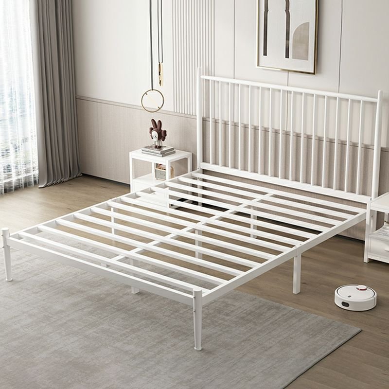 Alloy Pallet Bed Frame Bedroom Easy Assembly, White, 53"W x 75"L