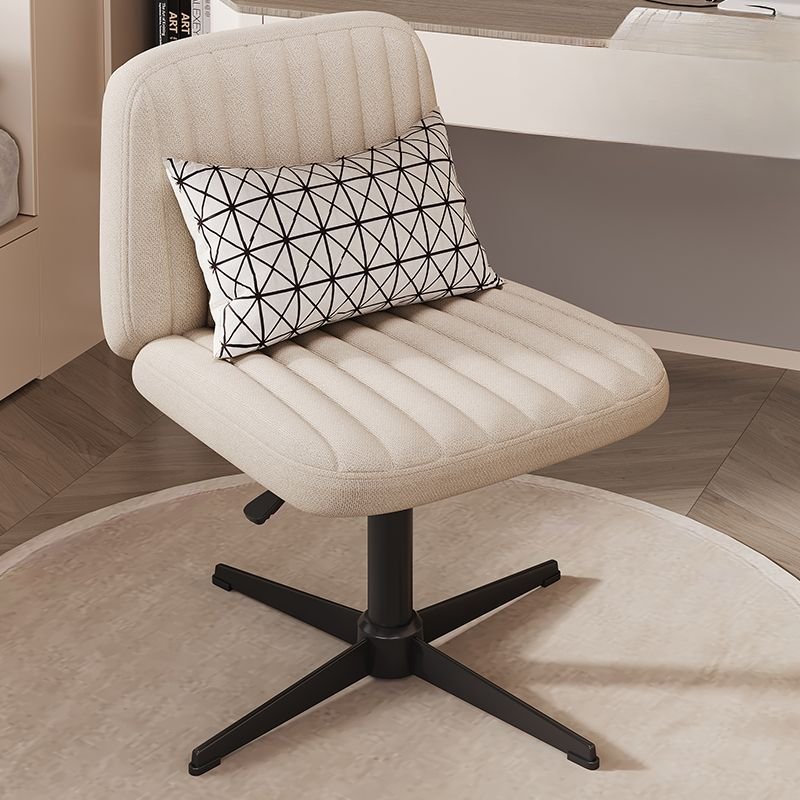 Casual School-Use Upholstered Office Furniture in Sepia with Ergonomic Design, Snowflake Velvet, Khaki