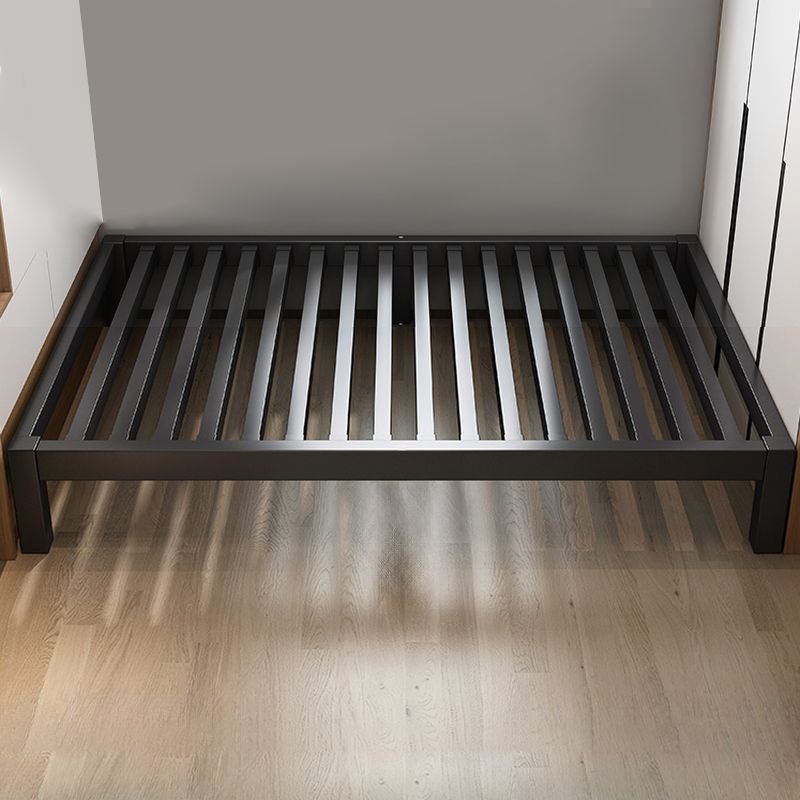 Casual Ink Alloy Pallet Bed Frame for Living Room with Leg, 47"W x 79"L