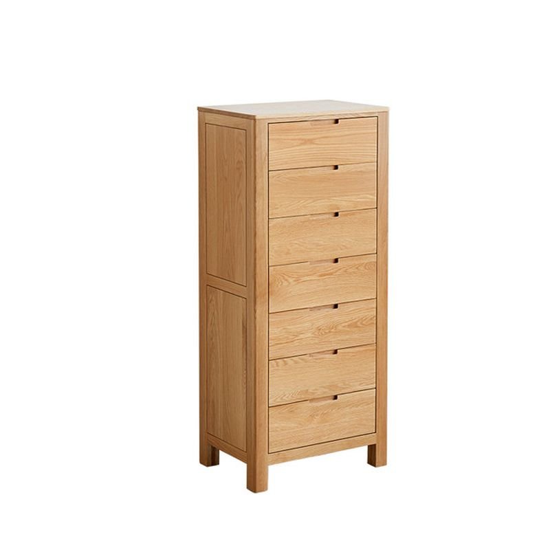 Casual Natural Semainier 7 Tiers with Drawers, Walnut/Natural, 7 Drawers