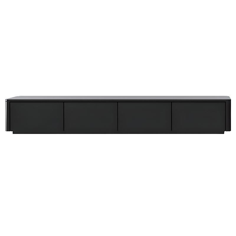Ink Modish Timber TV Stand with 2 Cabinets, 2 Drawers, and Cable Management, 94"L x 12"W x 17"H