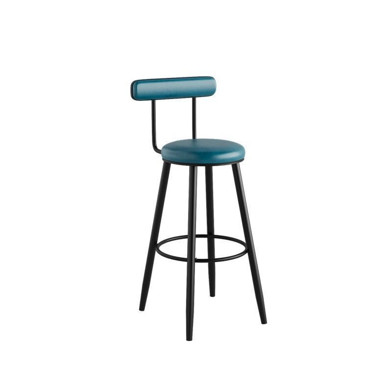 Azure Bistro Stool with Ventilated Back for Bistro Use, Blue, Bar Stool(30"H)