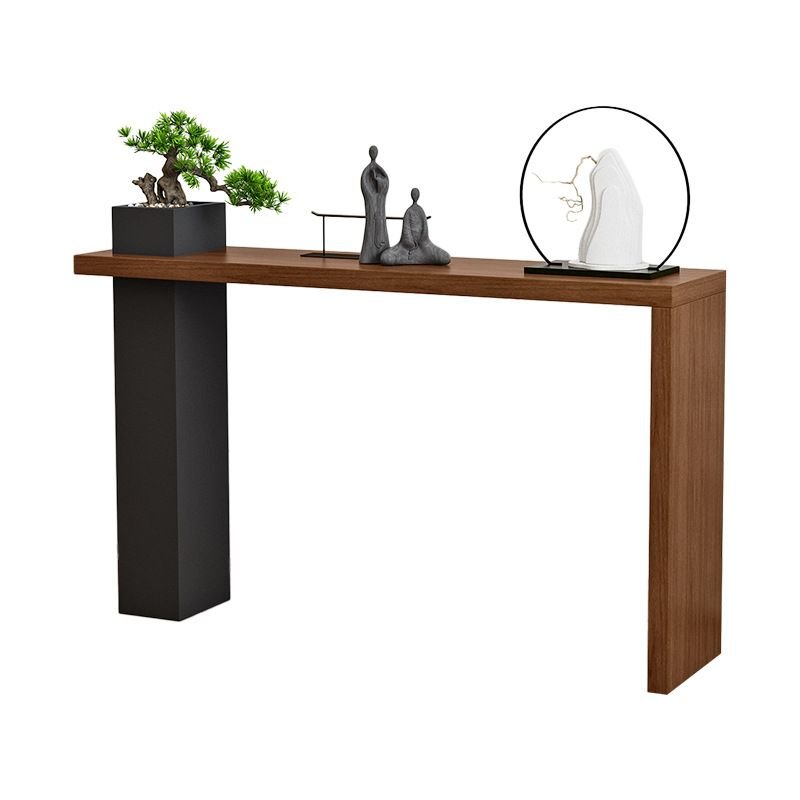 Timber Independent Accent Console Tables 1 Piece Doorway, Walnut, 39"L x 12"W x 33"H