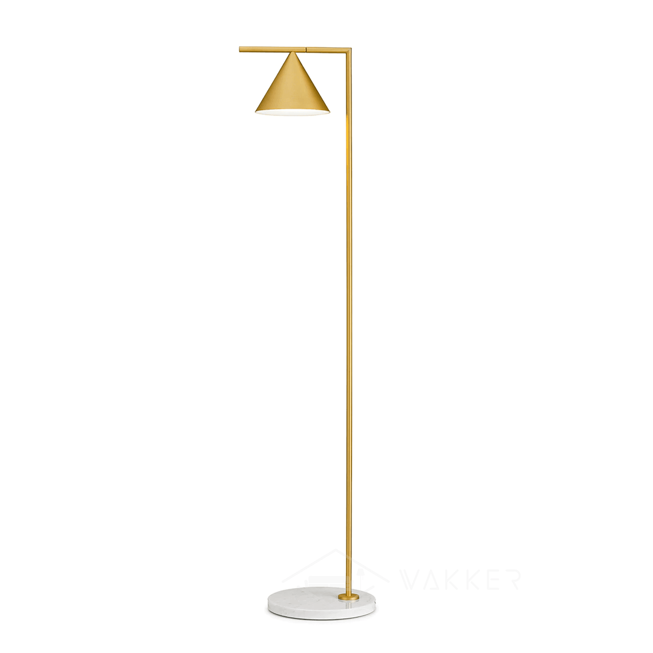 Floor Lamp - Captain Flint, Copper Finish, EU Plug, Diameter 11.8″ x Height 61″ (30cm x 155cm)
