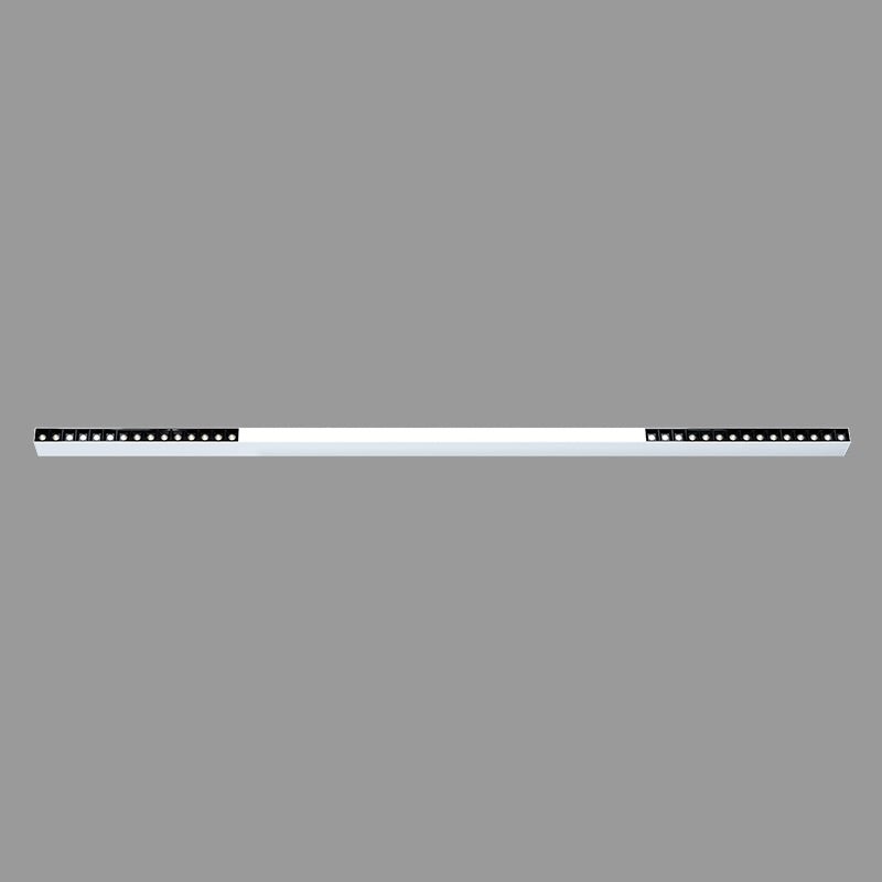 White B Cool Light Naked Magnetic Lamp - L 57.7″ x W 1.3″ x H 2″ (L 146.5cm x W 3.3cm x H 5.2cm)