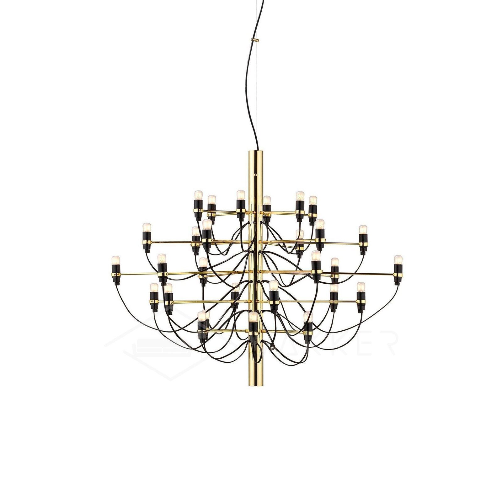 2097 Suspension Lamp 30heads in Gold: Diameter 31.5 inches x Height 23.6 inches (80cm x 60cm)