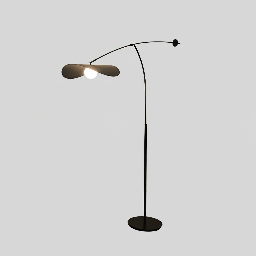Alonso Floor Lamp - Dimensions: 47.2″ x 62.9″ (120cm x 160cm) - Color: Black - Plug Type: UK