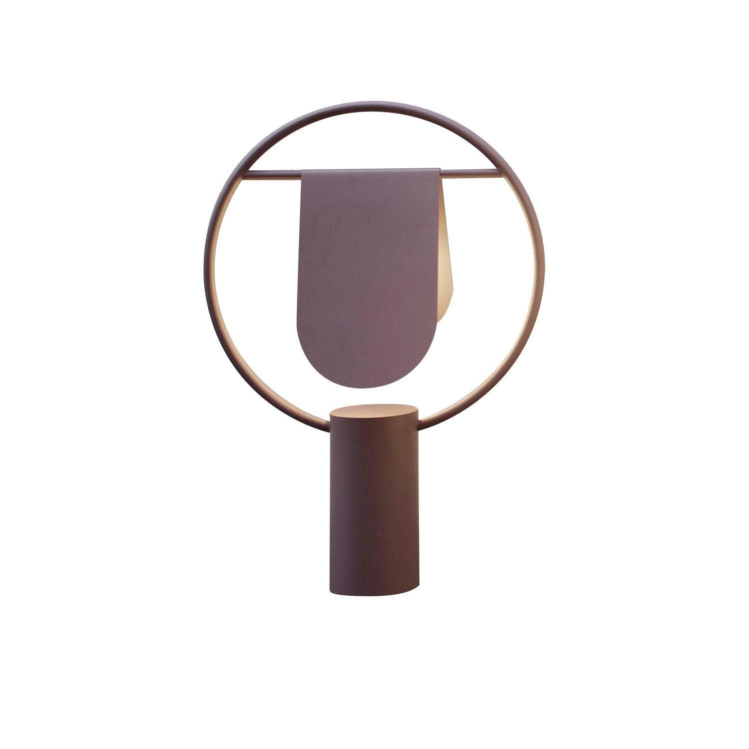 Anae Table Lamp in Pink with EU Plug - Dimensions: 11.8" Diameter x 20.5" Height (30cm Diameter x 52cm Height)