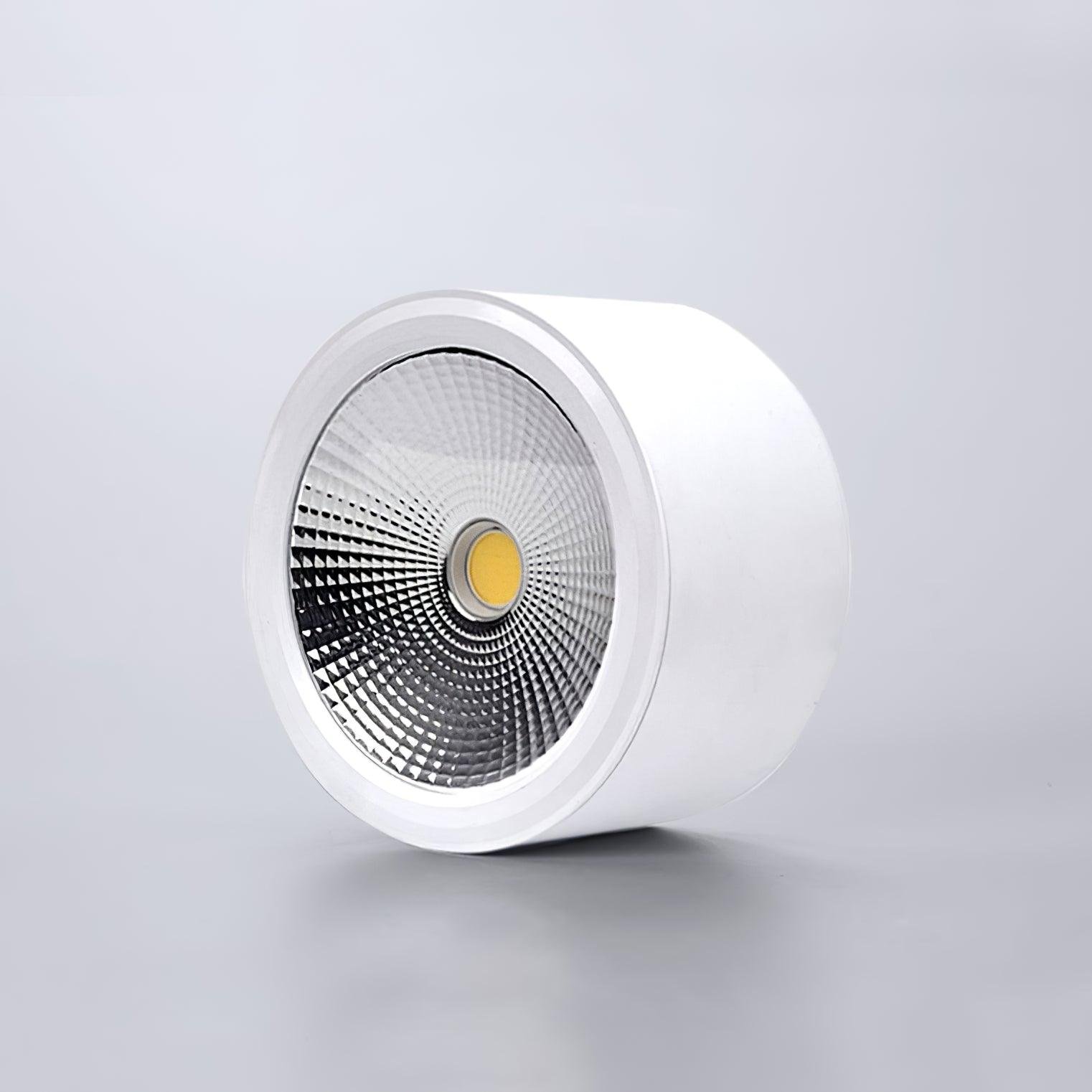Anzio Spotlights in White with Cool Light - Set of 5, 4.5" Diameter and 2.6" Height