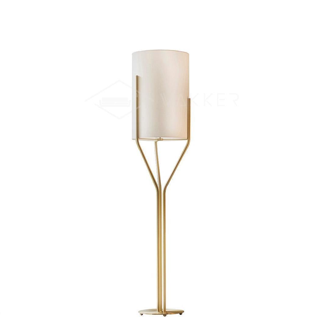 Floor Lamp Arborescence, Gold Finish, 11.8" Diameter x 55.1" Height (30cm Dia x 140cm H), UK Plug.