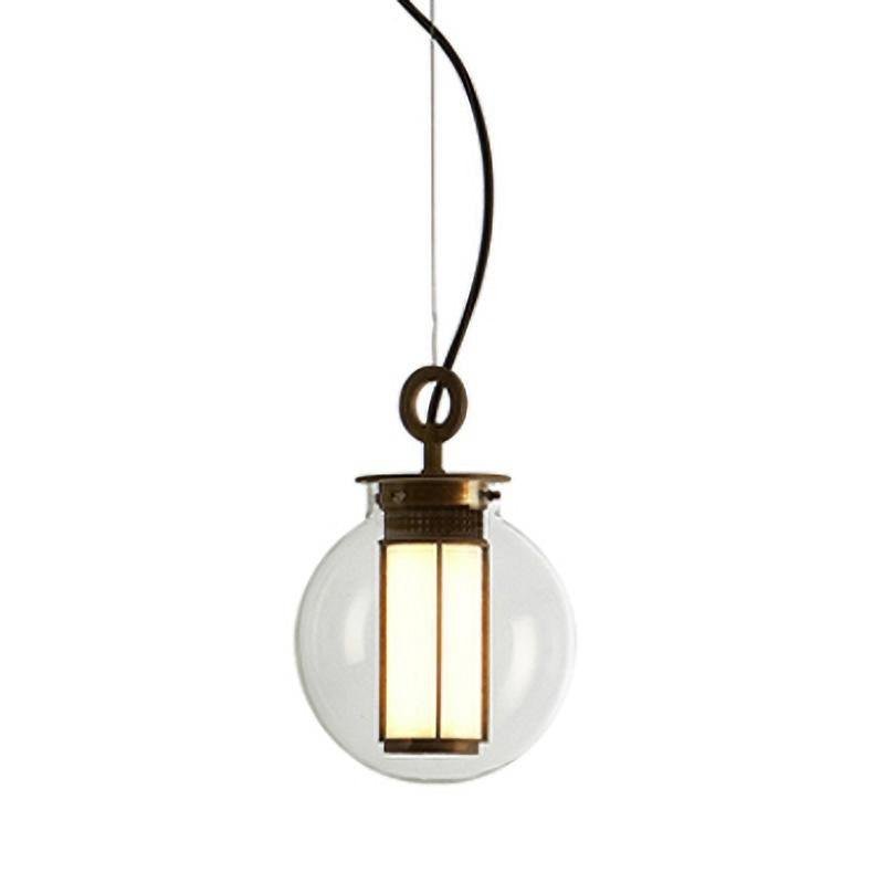Bai Family Pendant Light Model A2 in Clear - Diameter 9.8 Inches, Height 12.6 Inches (25cm x 32cm)