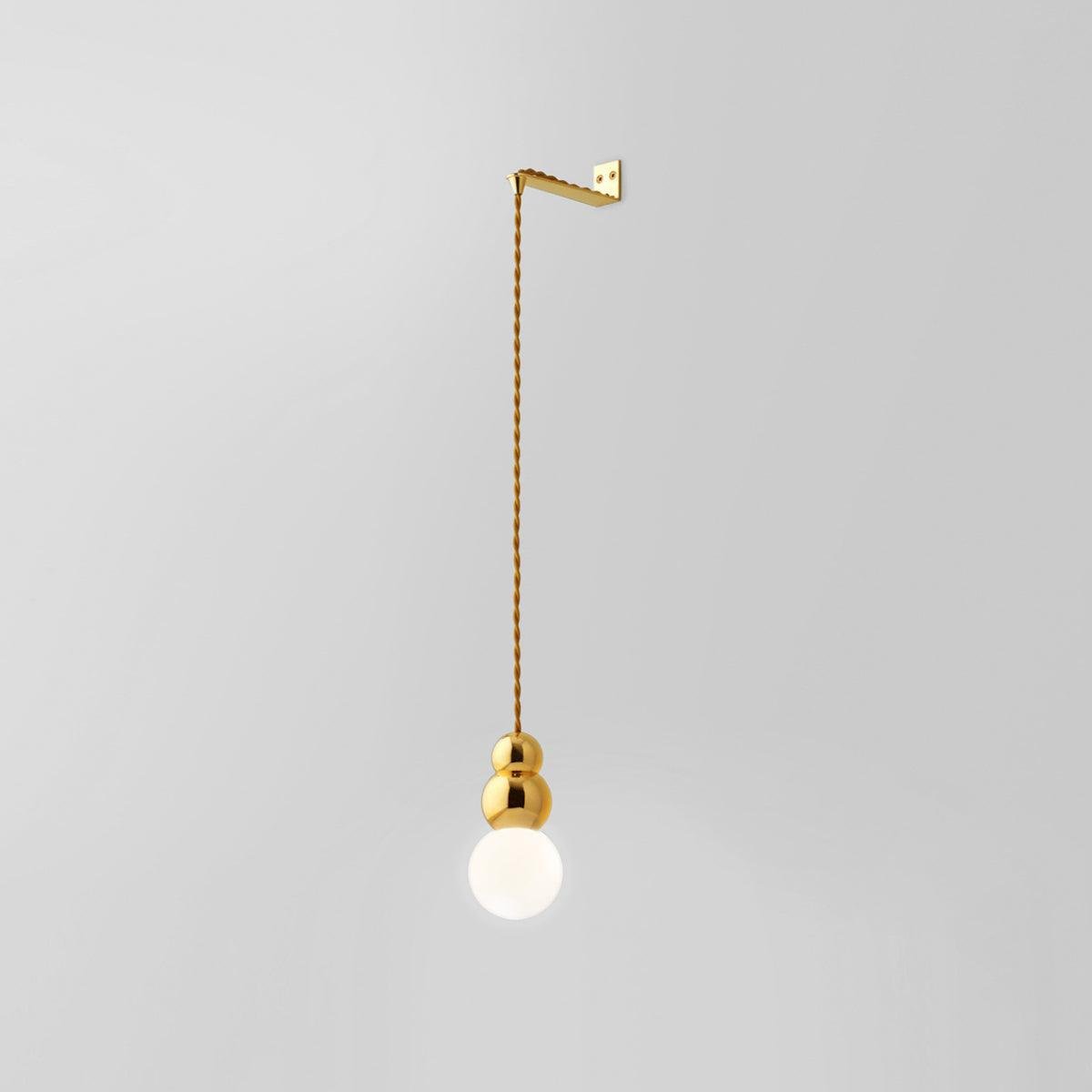 Flex Gold Ball Light Series - 3.9″ Diameter x 6.81″ Height (10cm x 17.3cm)