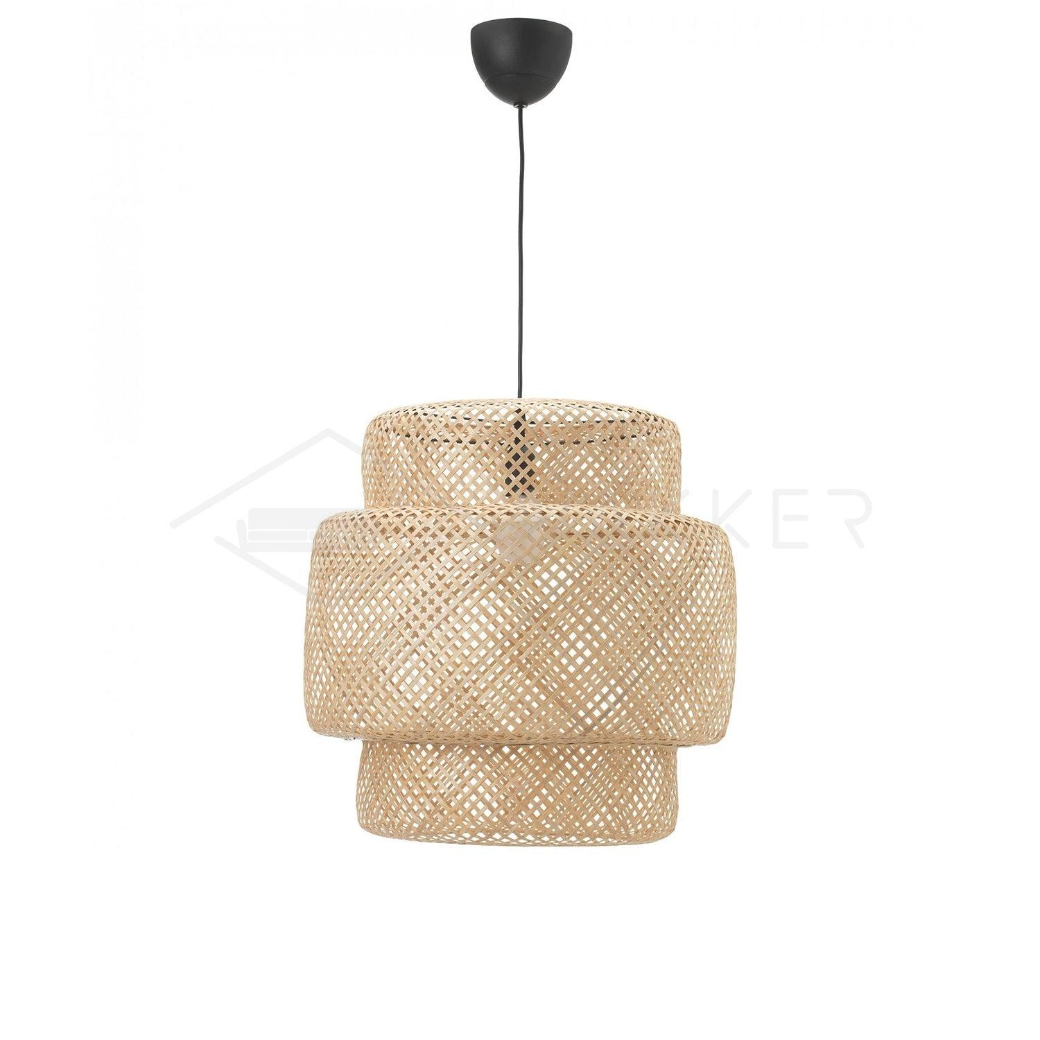 Bamboo Pendant Light with a Diameter and Height of 15.8 inches (40cm x 40cm)