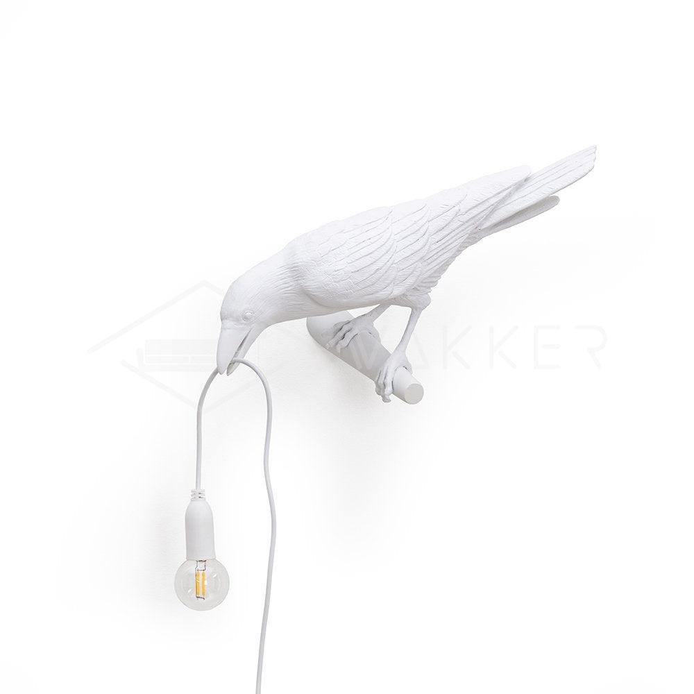 White Bird Wall Light - Diameter of 32.8cm and Height of 14.5cm*2 - Includes European Plug