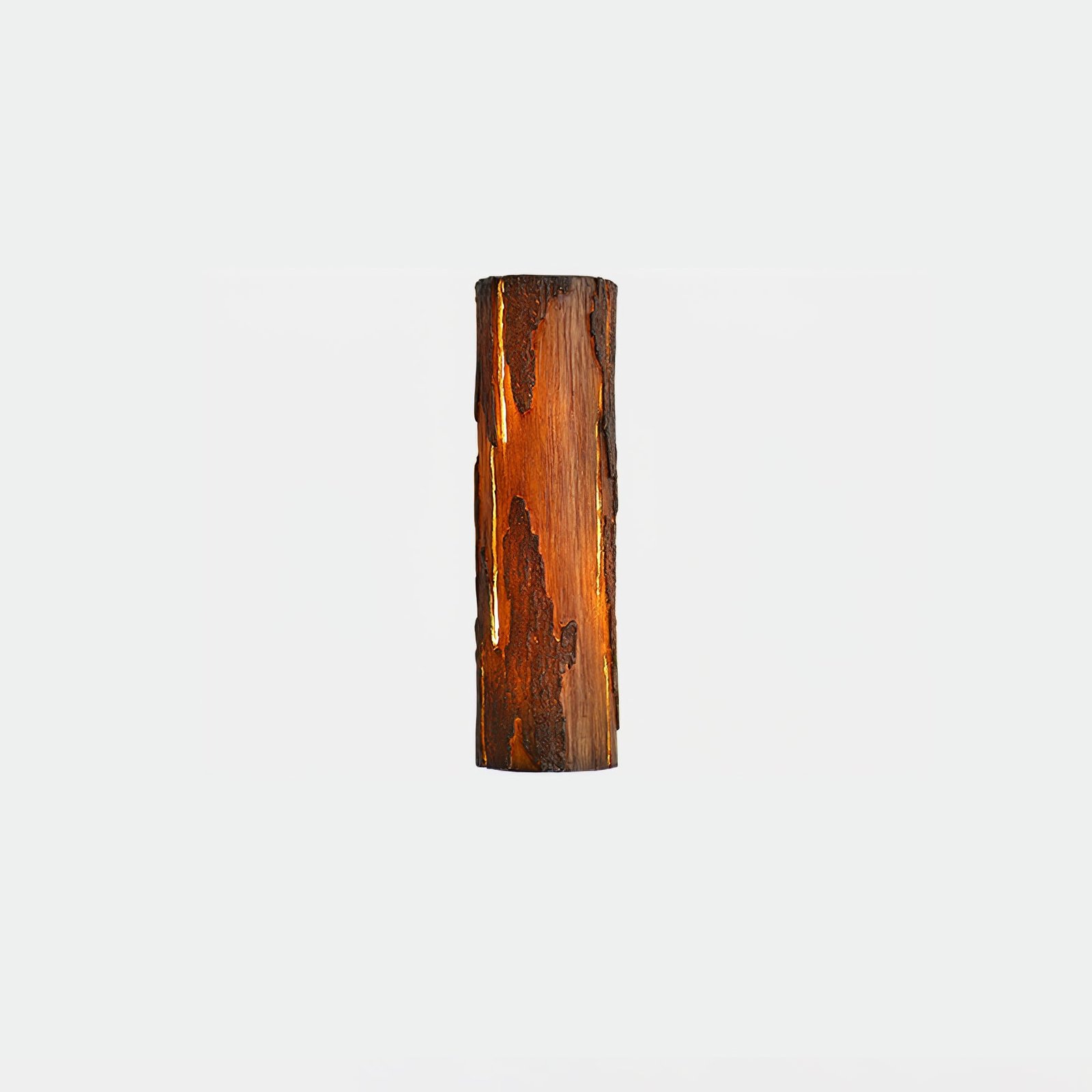 "Bark Wall Light Model B - Size: 4.7-inch Diameter x 15-inch Height (12cm x 38cm)"