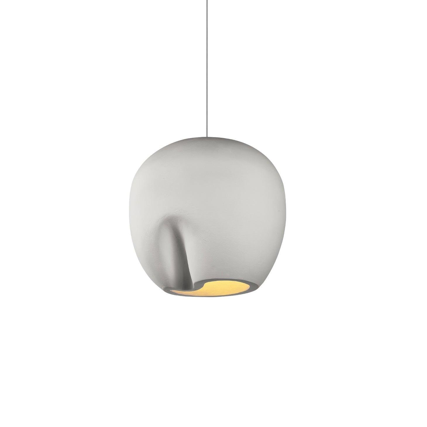 White Bucket Pendant Lamp, measuring 23.6 inches in diameter and standing at a height of 23.6 inches (60cm x 60cm).