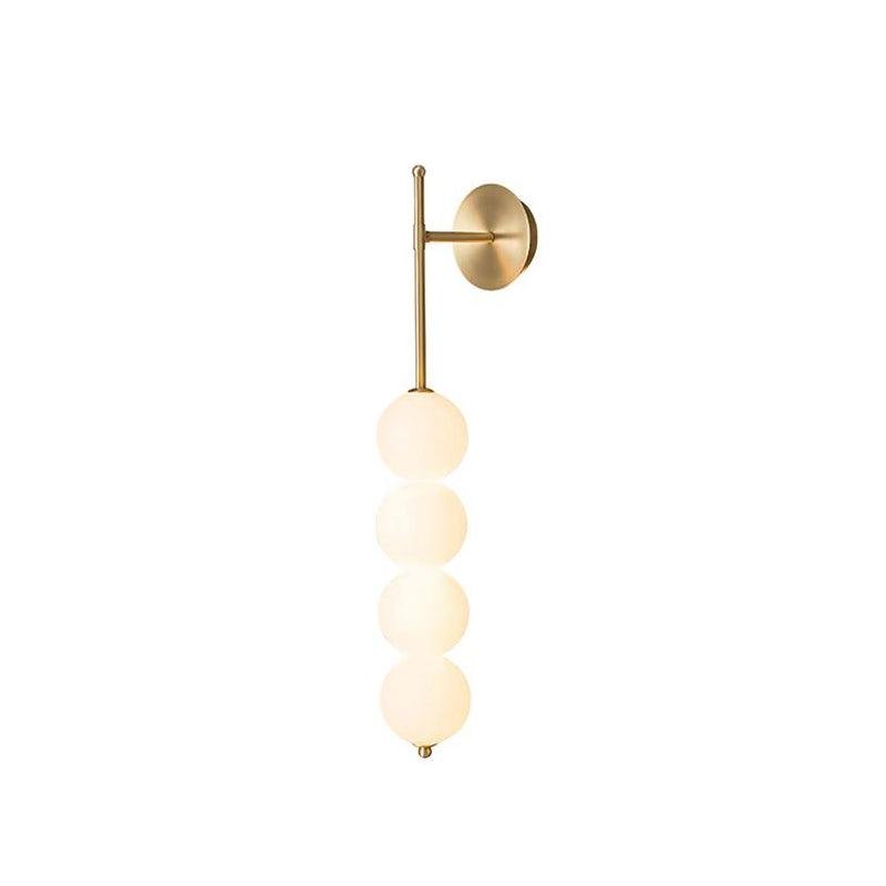 Cool White Brass Candied Haws Wall Lamp, Diameter 3.9" x Height 25.4" (10cm x 64.5cm)