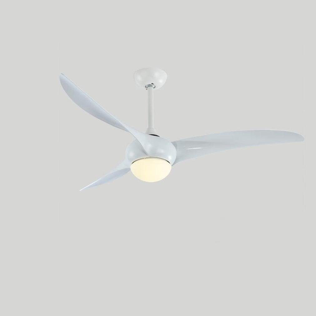 52″ Diameter Traditional Ceiling Fan with 18.9″ Height, 132cm Diameter x 48cm Height, 220v, Warm White Light, White Color
