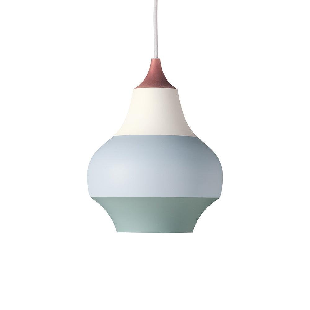 Available in White, Blue, and Green color options, this pendant lamp boasts a diameter of 8.6" and a height of 11.8" (22cm x 30cm).