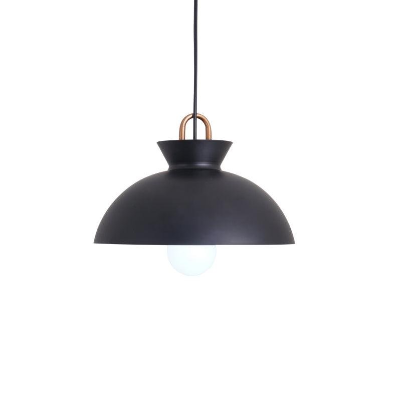 Coil Ceiling Pendant Light ∅ 11″ x H 8.7″ , Dia 28cm x H 22cm , Black