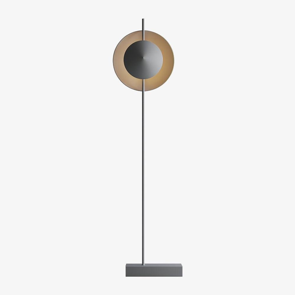 Dawn Floor Lamp - Grey with EU Plug, Dimensions: Width 13.8″ x Height 66.1″ (35cm x 168cm)