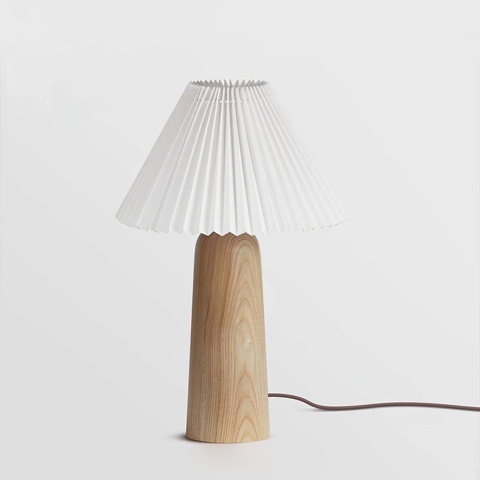 Facet Table Lamp Model E ∅ 11″ x H 15.7″ , Dia 28cm x H 40cm , White