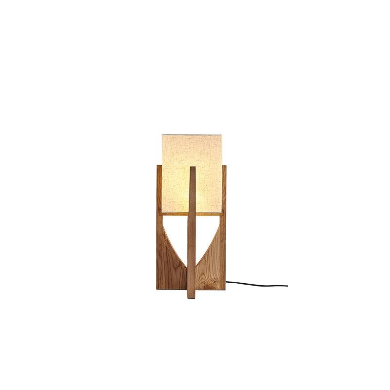 Fairbanks Floor Lamp - Dimensions: 9.1″ Diameter x 20.5″ Height / 23 cm Diameter x 52 cm Height - Constructed with Walnut Wood - Compatible with UK Plug