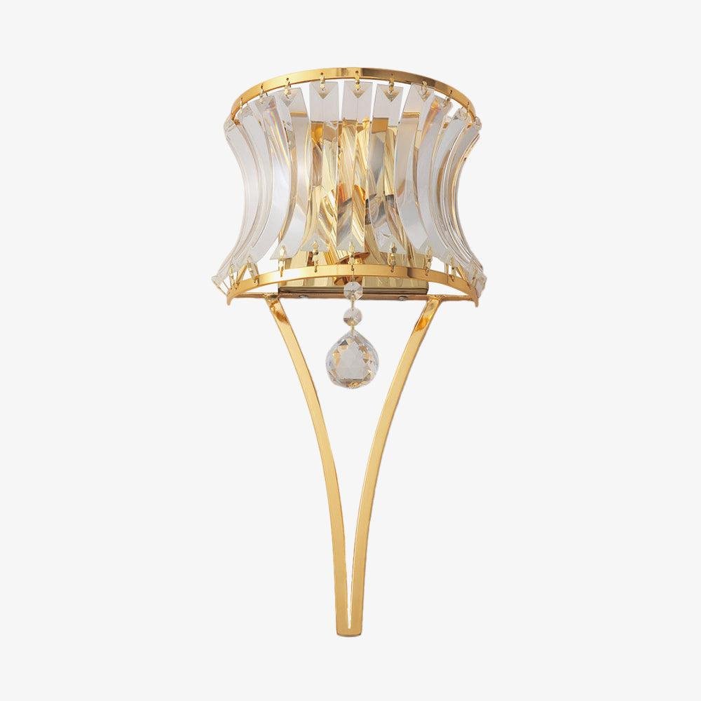 Fantania Wall Lamp Set of 2 , Gold+Clear