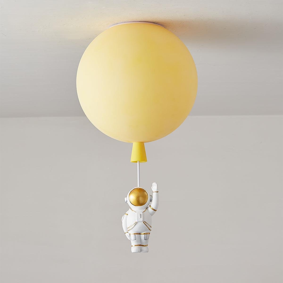 Frosted Balloon Ceiling Light ∅ 11.8″ , Dia 30cm , Yellow