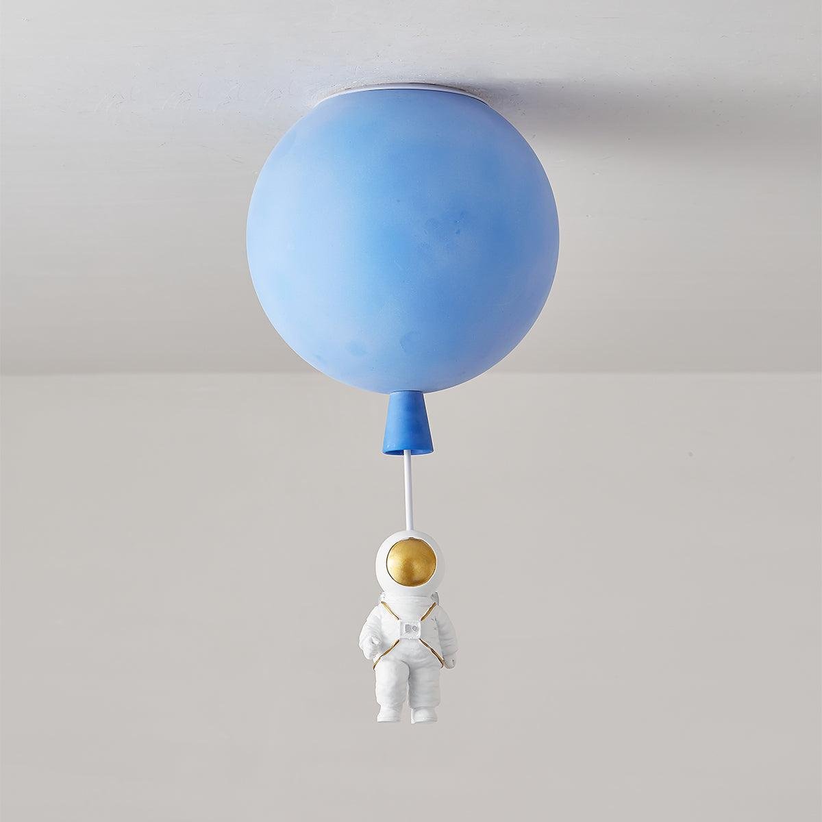 Frosted Balloon Ceiling Light ∅ 11.8″ , Dia 30cm , Blue