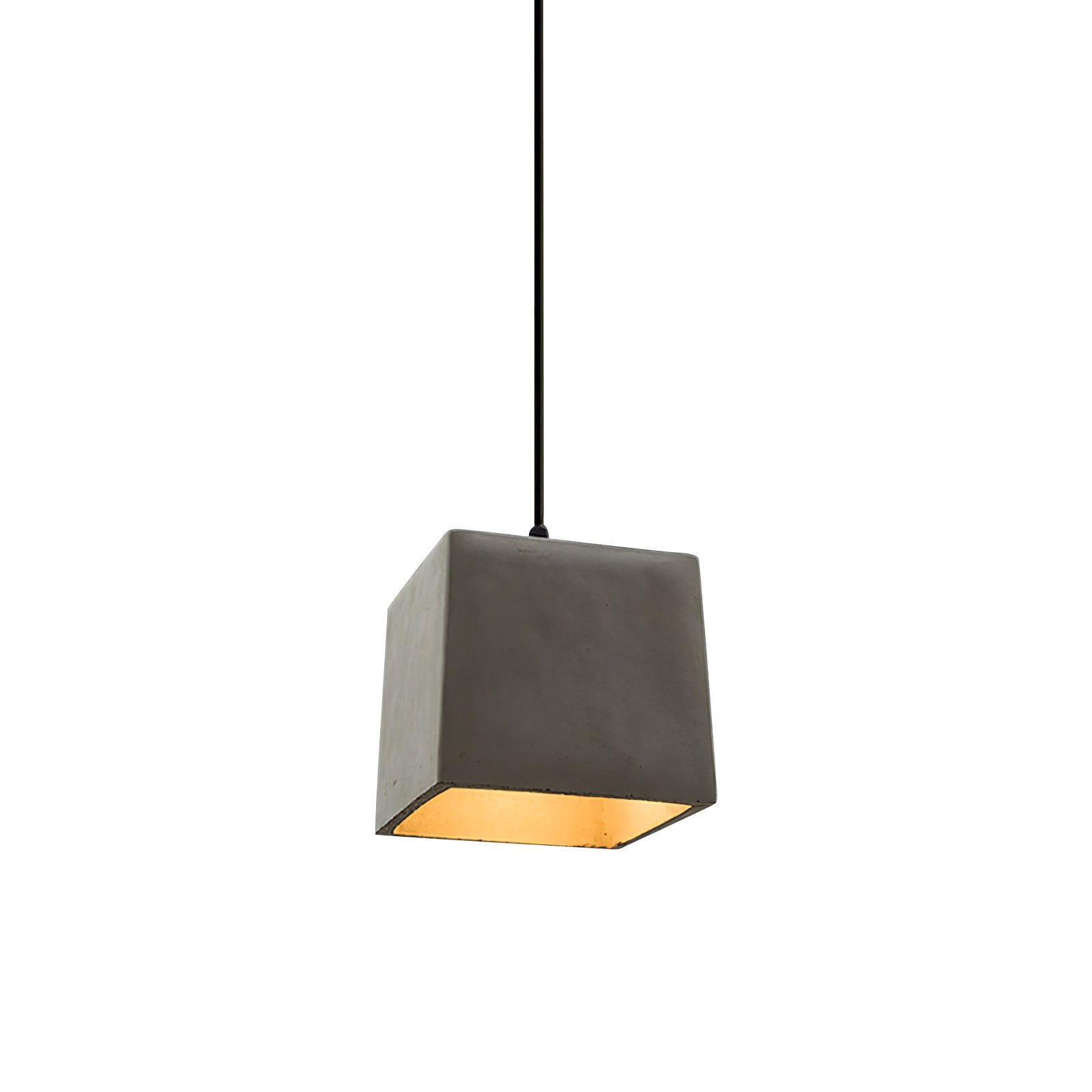 Grey Georgia Cement Pendant Light with a diameter of 5.9 inches and a height of 5.5 inches (15cm x 14cm, ∅ 15cm x H 14cm).