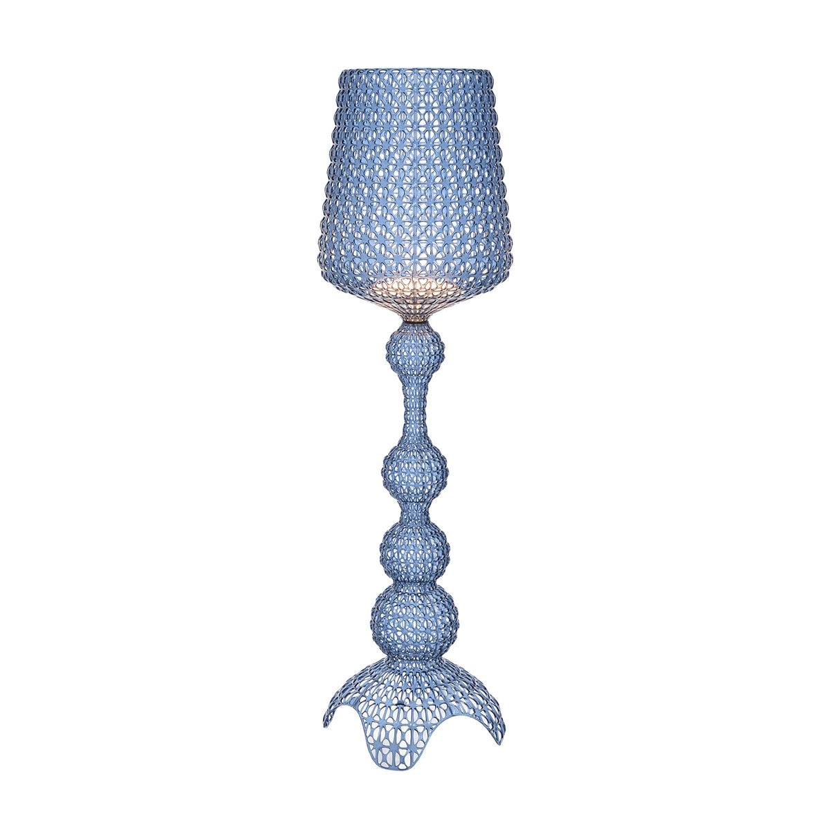 Blue Kabuki Floor Lamp with EU Plug, Diameter 50cm x Height 166cm, 19.7" x 65.3"