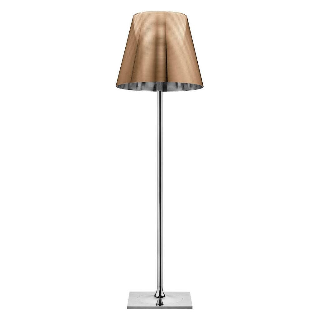 Bronze Ktribe Floor Lamp with EU Plug, Dimensions of 15.7" in diameter and 63" in height (40cm x 160cm)