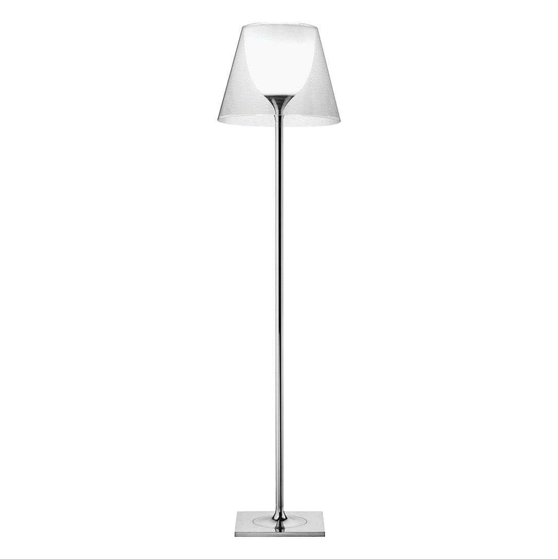 Clear Ktribe Floor Lamp with EU Plug, Diameter 15.7 inches x Height 63 inches (40cm x 160cm)