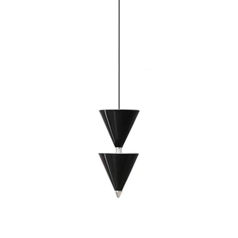 Legato Pendant Light ∅ 6.7″ x H 13.8″ , Dia 17cm x H 35cm , Black , Cool Light