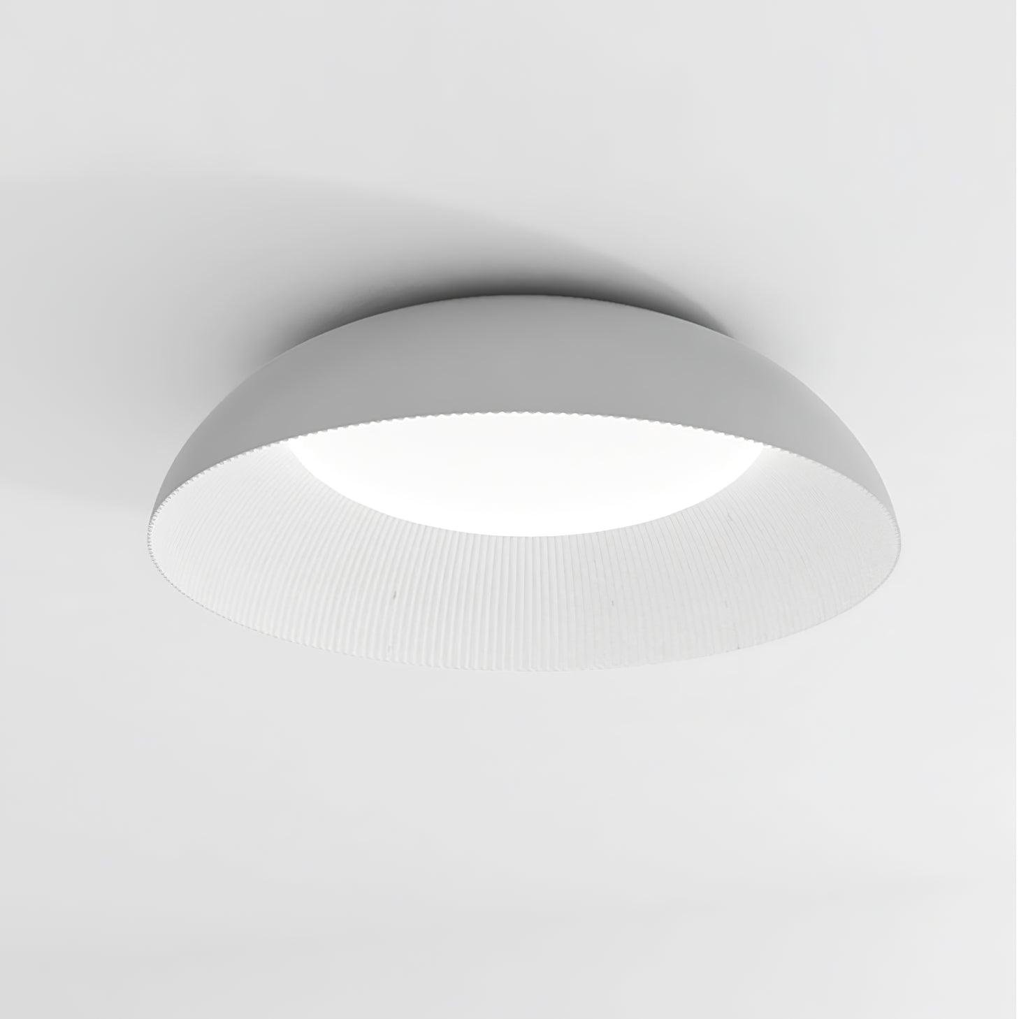 White Lindby Juliven LED Ceiling Light with Cool White Light, 45cm Diameter x 14cm Height (17.7″ Ø x 5.5″ H)