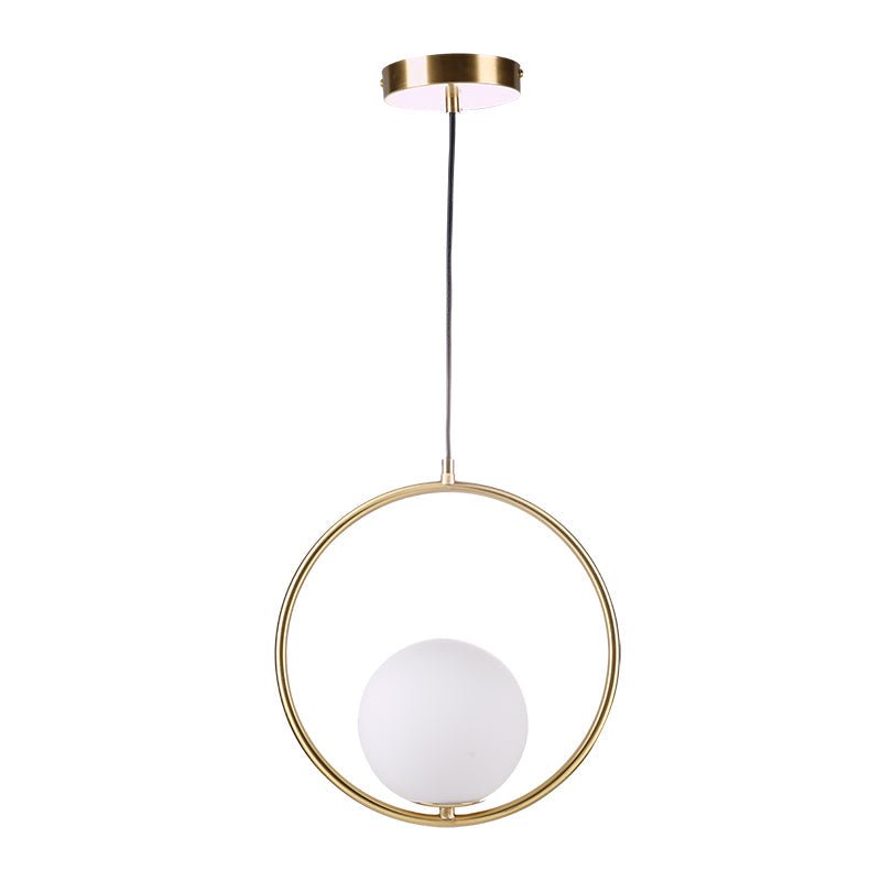 Gold Mila Pendant Lamp with a diameter of 11.8 inches (30cm)