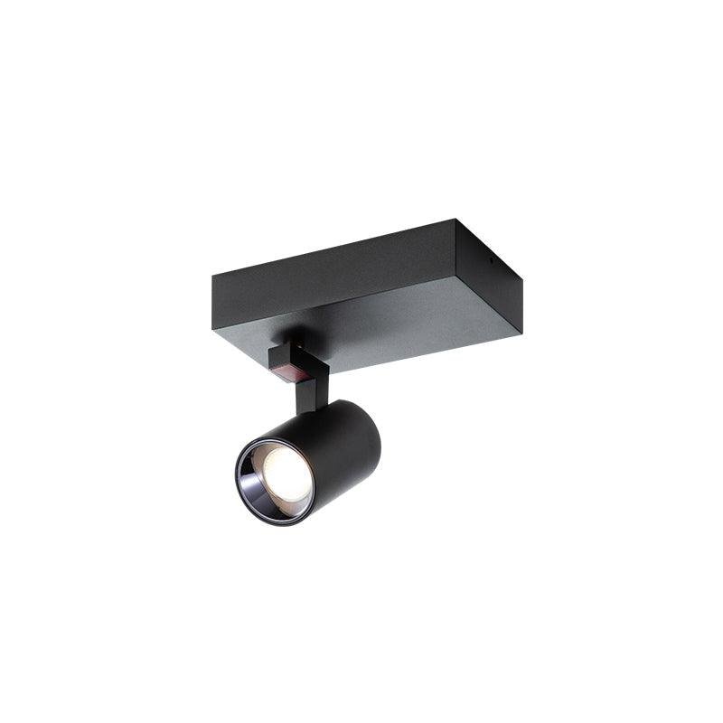 Black Double Linear Spotlight with Cool Light - Dimensions: L 6.3″ x W 3.5″ x H 5.3″ or L 16cm x W 9cm x H 13.5cm