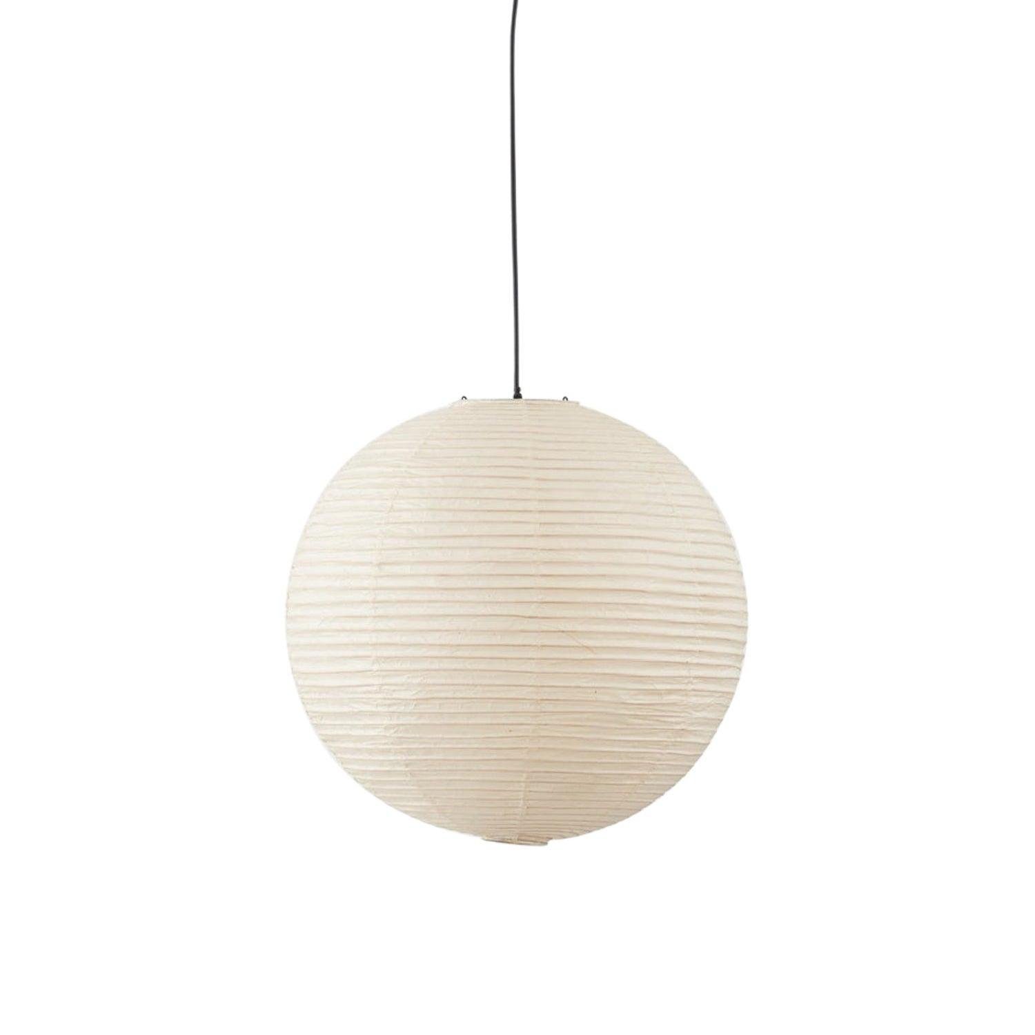 White Rice Paper Pendant Lamp, 15.7 inches in Diameter and Height (40cm x 40cm)