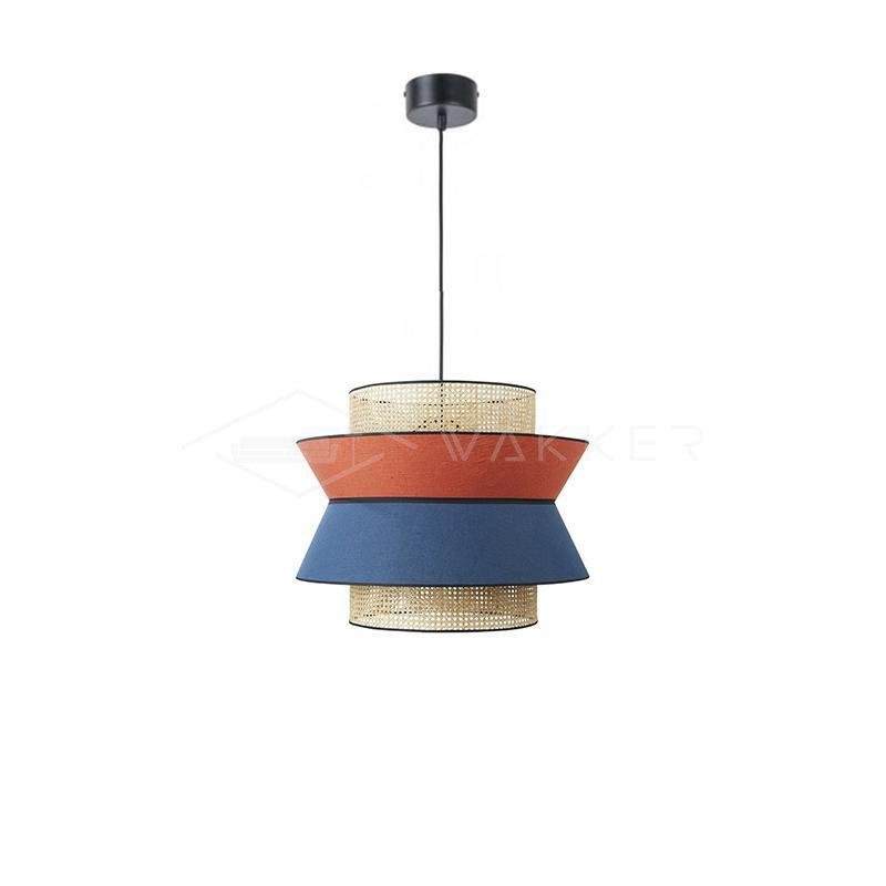 Pendant Light with a 19.7-inch Diameter and 16.9-inch Height, or a 50cm Diameter and 43cm Height in Weaving Design