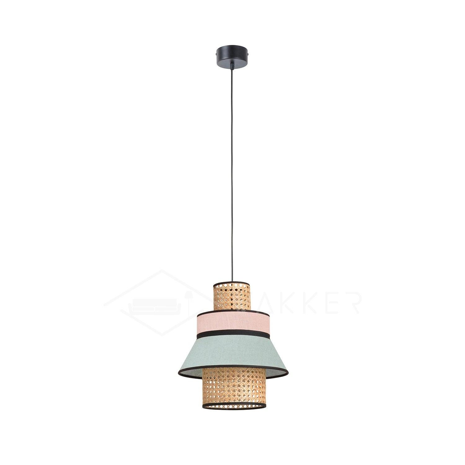 GM Suspended Lights in Almond Pink - Diameter 15.8" x Height 16.9" (40cm x 43cm) - From Singapour