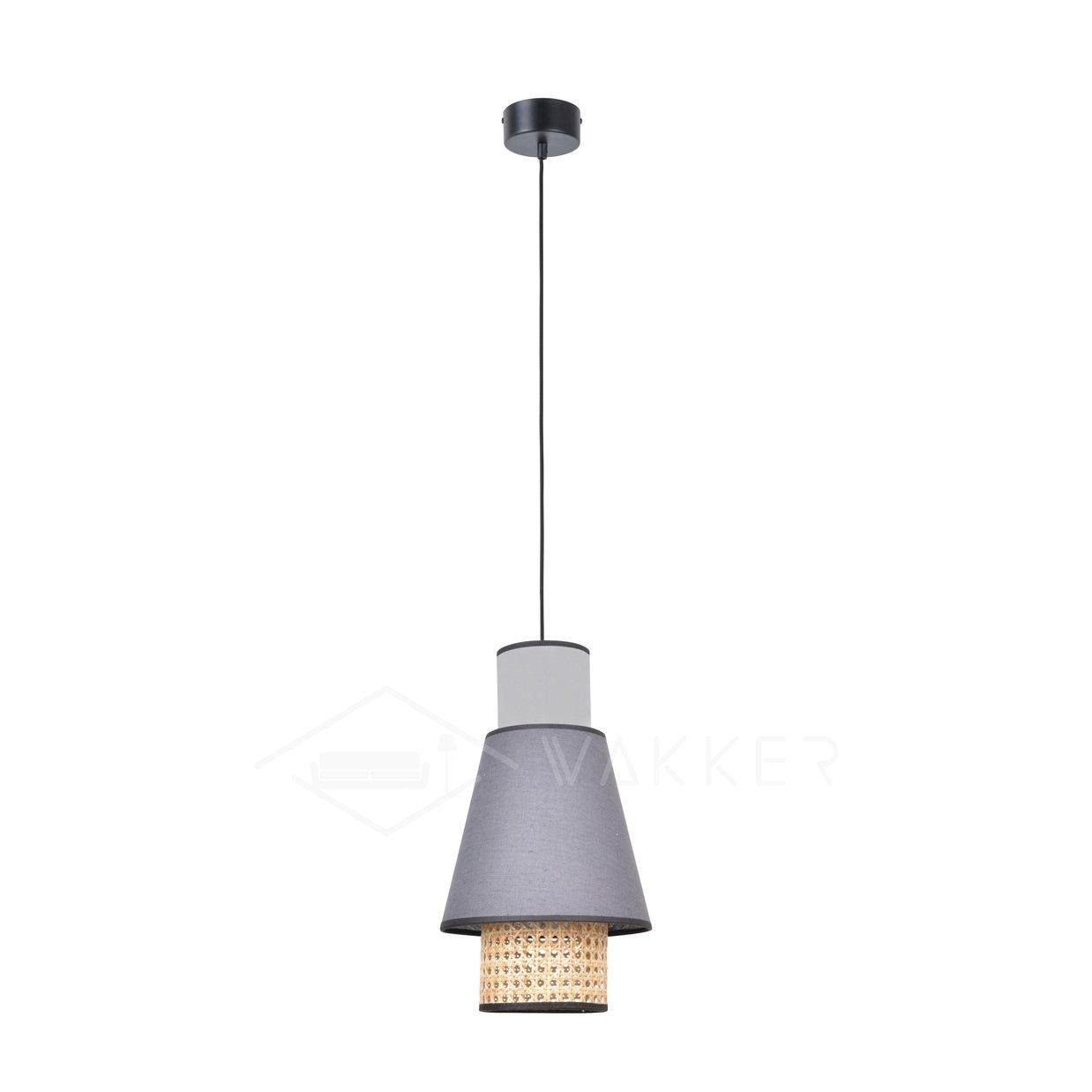 Singapour PM Suspended Lights - Size: 9.8" Diameter x 15.8" Height, 25cm Diameter x 40cm Height - Color: Anthracite or Almond