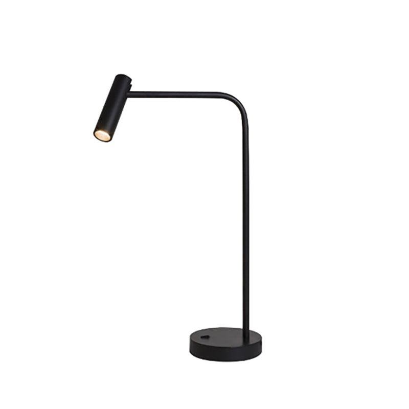 Skinny Table Lamp ∅ 6.6″ x H 14.9″ , Dia 17cm x H 38cm , Black , EU Plug