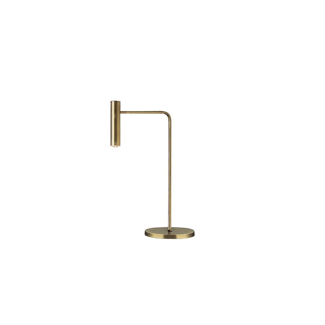 Skinny Table Lamp ∅ 6.6″ x H 14.9″ , Dia 17cm x H 38cm , Gold , EU Plug